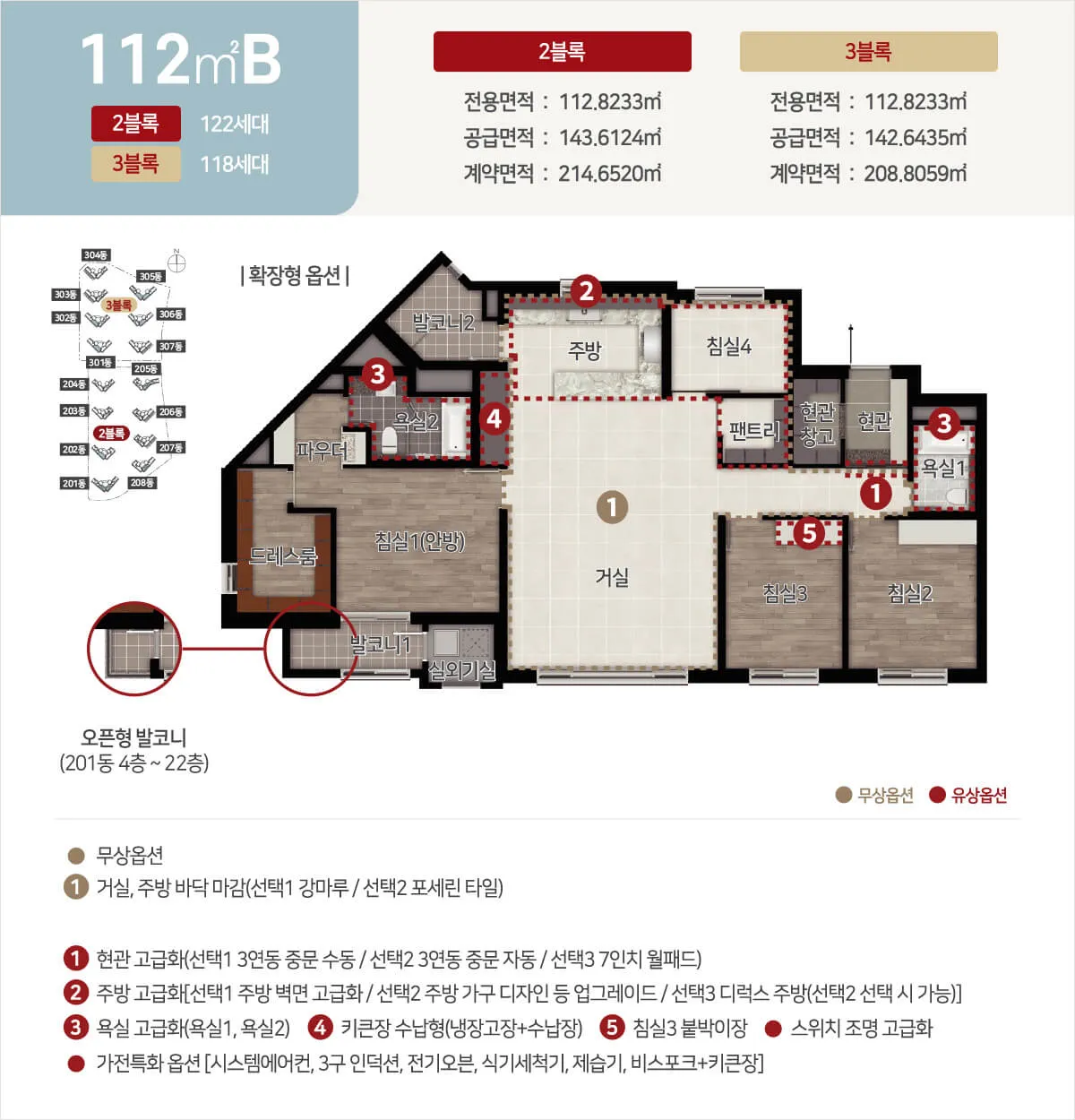중외공원 힐스테이트 112m²B 타입