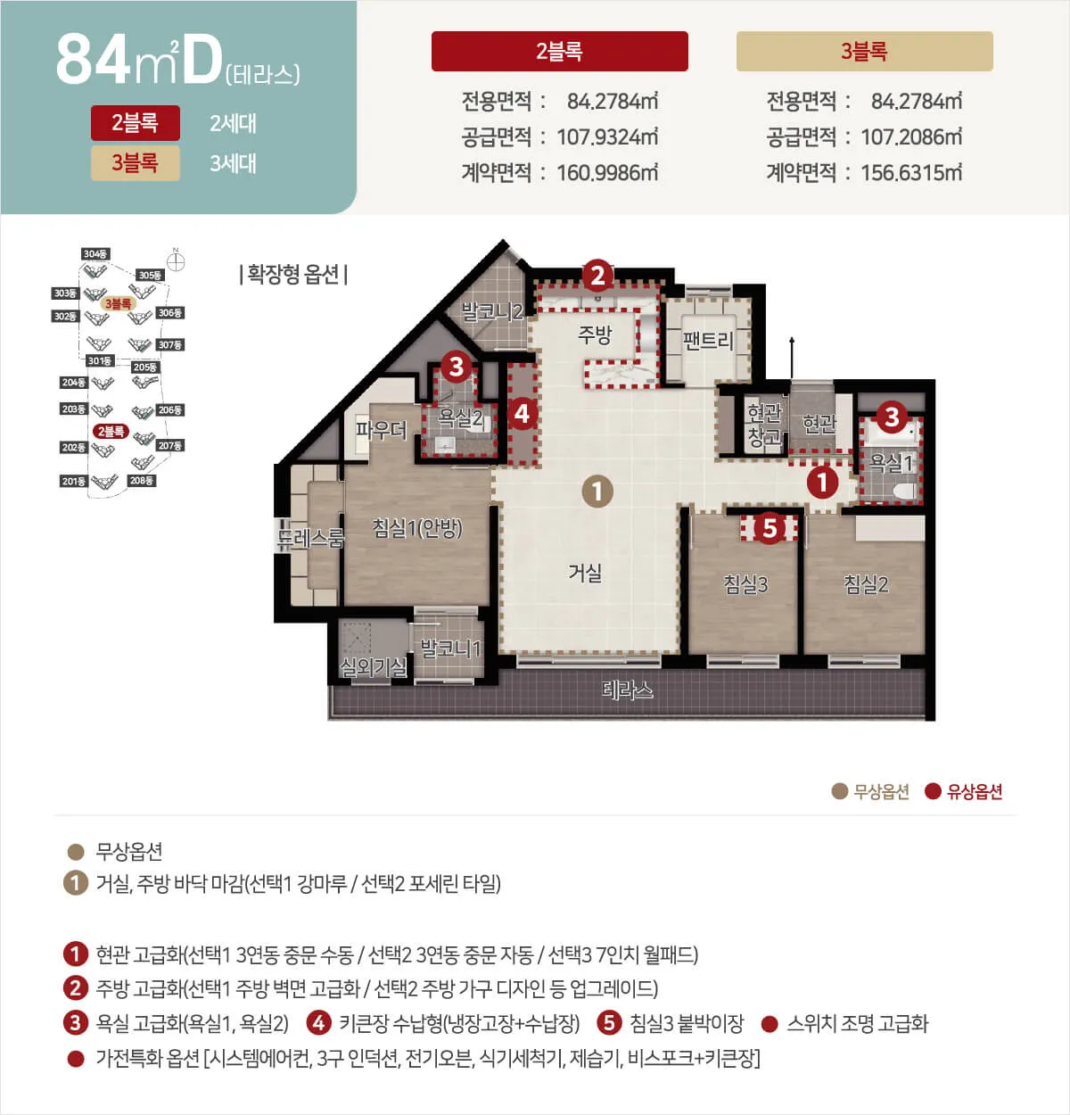 중외공원 힐스테이트 84m²D 타입